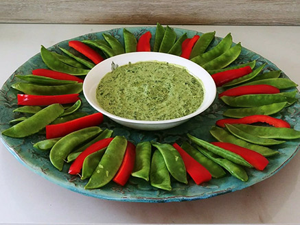 Green Dip of Spinach and Kale