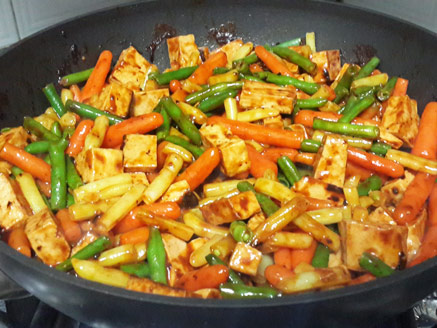 Stir-Fried Tofu with Vegetables