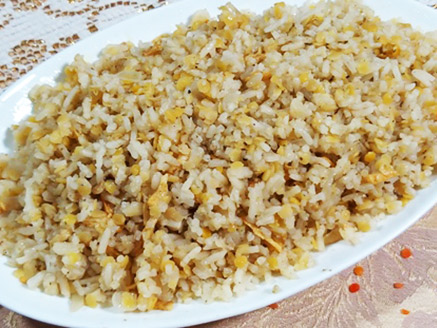 Iraqi Style Rice with Lentils