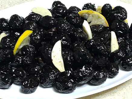 Homemade Pickled Black Olives