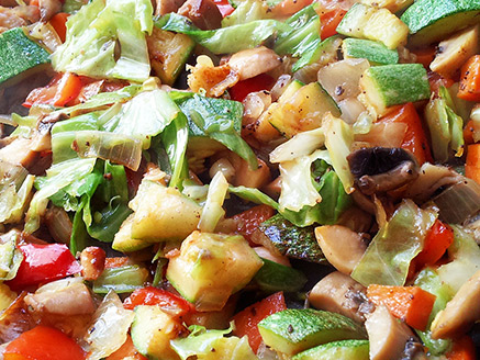 Rich Vegan Stir-Fried Vegetables