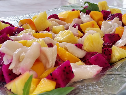 Annona Salad in a Ceviche Style